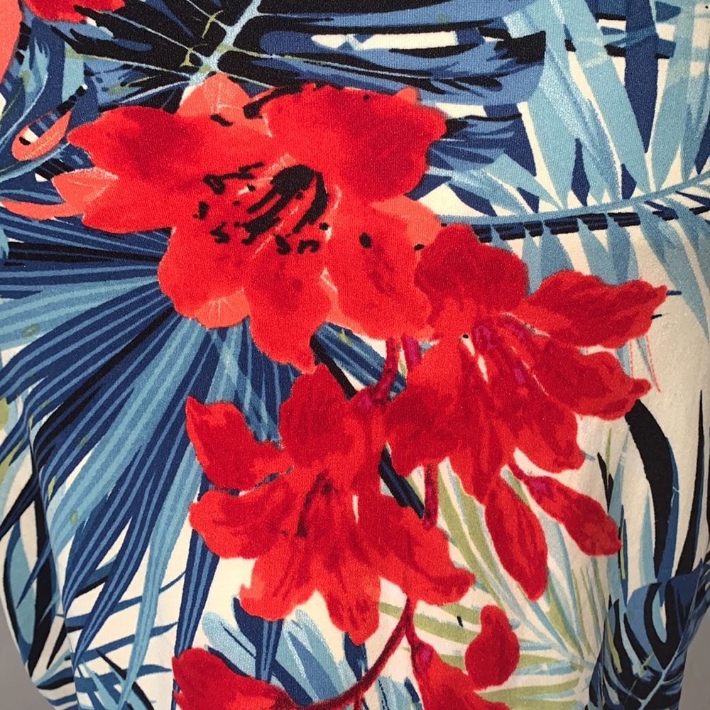 Seduction Floral Tropical Mini Skirt - Picture 7 of 7